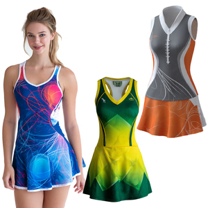 Robes de netball personnalisées pour équipes sportives, hauts pour femmes, séchage rapide, robe de netball pour femmes, hauts de basket-ball sans manches pour femmes - Product Image 1