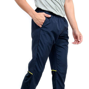 OEM Custom Logo Cargo Mens Color Block Stitching Distressed 100% Cotton Casual Trousers Stacked Joggers Sweatpants Elastic Waist - Product Image 5