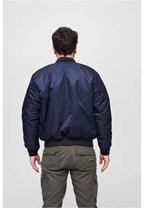 Chaqueta Bomber de Vuelo A1 Personalizada OEM para Hombre, de Algodón Pesado, Corte Cuadrado, con Cremallera, Estilo Letterman - Product Image 5
