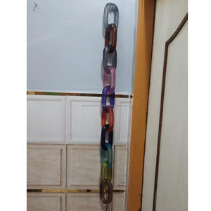 ที่แขวนผนังห่วงโซ่อะคริลิคแบบทันสมัยที่ทำด้วยมือเรซิ่นประดับที่ทันสมัยสำหรับตกแต่งบ้านเทศกาลดิวาลิ - Product Image 1