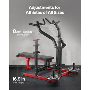 Máquina de Press de Banca Ajustable de 450 LBS con Brazos Convergentes Independientes para Parte Superior del Pecho, Equipo de Gimnasio en Casa - Product Image 4