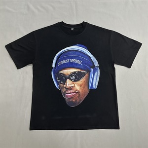 เสื้อยืดคอกลมแขนสั้นสีดำสำหรับผู้ชาย ผ้าเจอร์ซีย์คอตตอน 100% ระบายอากาศได้ดี น้ำหนัก 220 กรัม ทรงปกติ  รับสั่งทำลวดลาย - Product Image 1