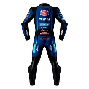 Traje de Motociclismo Xavi Vierge WSBK Ramaha 2026, 1 Pieza, Cuero Vacuno/Canguro, para Pista/Conducción, Nivel CE 2 - Product Image 2