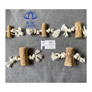 POPULAR PICK 2026 ไม้กาแฟสำหรับสุนัขกัดแทะ ไม้เนื้อแข็งทนทานสำหรับการฝึกเคี้ยวและควบคุมพฤติกรรม - Product Image 1