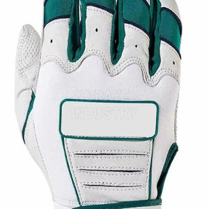 Guantes de Bateo de Softbol Profesionales Unisex, Último Modelo, Guantes de Bateo de Béisbol de Piel de Cabra con Puño Largo y Cuero Digital - Product Image 4