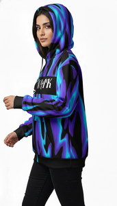 Sweat à capuche unisexe surdimensionné de haute qualité pour l'hiver, avec broderie et impression par sublimation intégrale, idéal pour un style décontracté - Product Image 5