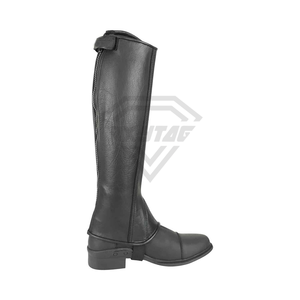 Latest Design <b>Half</b> <b>Chaps</b> Horse Riding Equestrian Products Manufacturer Synthetic Suede Horse Riding <b>Chaps</b> Cheap Price - Product Image 4