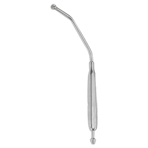 เครื่องมือผ่าตัดแบบดูดซับแบบโค้งงอชนิดกลวงยี่ห้อ Silver Formby สำหรับหู คอ จมูก และการดูดซับที่แม่นยำ - Product Image 3