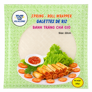 Vietnam Rice <b>Paper</b> Papier de Riz Galette de Riz Round Square 340g 18cm 22cm for Fresh Fried <b>Spring</b> <b>Rolls</b> OEM Wholesale/ ANNA DO - Product Image 6