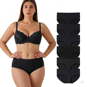 Braguitas Hipster para Mujer Everyday Bliss, Mezcla de Algodón Suave, Sensación Aireada, Ajuste Flexible y Seguro, Cobertura Completa, Venta al Por Mayor OEM - Product Image 1