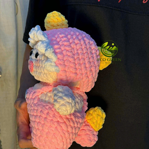 Muñeco de Peluche de Conejo y Oveja de Ganchillo de Algodón Hecho a Mano, Lindo Juguete Amigurumi, Regalo de Cumpleaños para Bebé, Tamaño y Color Personalizados, Fábrica OEM ODM - Product Image 6