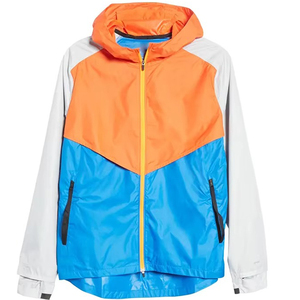 Wholesale Custom Button up Turn-down Collar Men Windbreaker Rain Coaches <b>Jacket</b> Is Available For Online Sale - Product Image 1