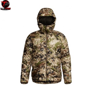 Veste de chasse d'hiver à capuche camouflage haut de gamme, imperméable, coupe-vent, chaude, softshell, camouflage personnalisé pour hommes - Product Image 6