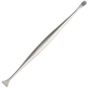 Curette osseuse dentaire double extrémité en acier inoxydable, instrument chirurgical manuel réutilisable, grattoir osseux parodontal - Product Image 5