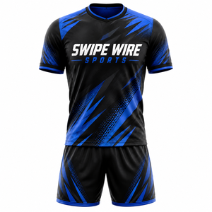 Ensemble de maillots de jeu personnalisés, uniforme d'e-sport, fournisseur de vêtements d'équipe avec impression numérique OEM, manches courtes, 100% polyester - Product Image 5