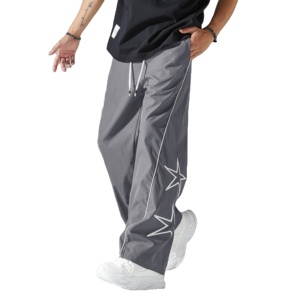 Pantalon de survêtement baggy pour homme, nouvelle conception, qualité supérieure, coupe décontractée, jambe large évasée, style streetwear, collection 2026, pantalon premium pour adulte - Product Image 1