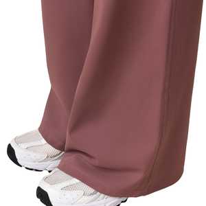 Dusty Pink <b>Flared</b> Yoga <b>Leggings</b> Women High Waist Gymwear Stretch Fitness Training Workout Activewear Comfort Wear - Product Image 5