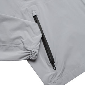 Veste de pluie imperméable et respirante pour homme, coupe-vent léger, manteau d'extérieur avec poignets ajustables et capuche. - Product Image 4