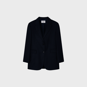 Veste de style blazer en laine 100% premium avec boutons en corne - Product Image 1