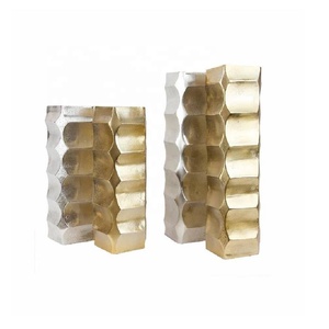 New Arrival Hammered Aluminium <b>Vase</b> Aluminium ModernTable <b>Vase</b> Hammered Aluminium Flower <b>Vase</b> Available in Different Finish - Product Image 1