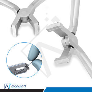 Pince à détails orthodontiques Accuram 13 cm en acier inoxydable, pliante à baïonnette en Z, instrument chirurgical dentaire manuel CE - Product Image 5