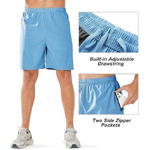 Men's Quick Dry Running <b>Shorts</b> with <b>Zipper</b> Pockets Lightweight Gym Athletic Workout Training Fitness Casual Summer Beach <b>Shorts</b> - Product Image 4