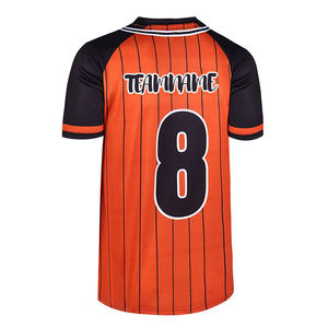 Custom Sublimation Print Baseball Jersey Set Men Hip Hop Sportswear Team Name Number Quick Dry Uniform - Product Image 4