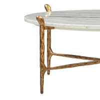 Table basse ronde en marbre de conception personnalisée artisanale vietnamienne, provenant d'un fabricant vietnamien