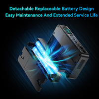 Batterie de secours mini DC UPS haute capacité 18000mAh D2P pour routeur WiFi, modem, caméra CCTV, alimentation POE, affichage numérique