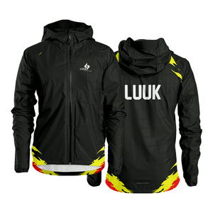 Chaqueta con Capucha LUUK International para Hombre, Personalizada, Transpirable, Antibacteriana, Ecológica, Impermeable y Cortavientos - Product Image 1