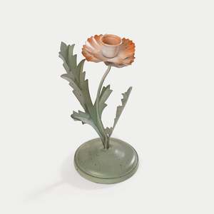 Portavelas Metálico Moderno con Forma de Planta, Verde, Decorativo, Floral, para Mesa, Decoración del Hogar, Estilo Europeo - Product Image 5