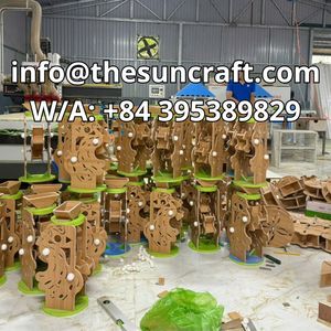 Juguete de Madera Ecológico para Niños, Juego de Imitación de Mercado, Tienda de Juguetes con Toldo, Juguete Educativo de Vietnam - Product Image 5