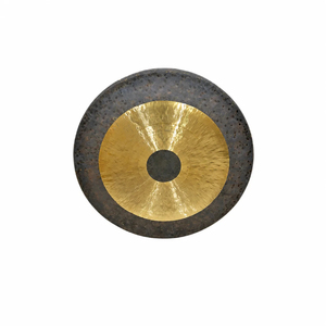 ฆ้องจีนอินเดียแบบดั้งเดิมทำมือ ขนาด 50 ซม. แบบเรียบ - Product Image 1