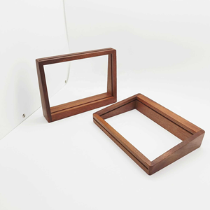 Nouveau cadre photo en bois 2026, couleur noyer, bois massif, créatif, tridimensionnel, ornements DIY, support photo - Product Image 6
