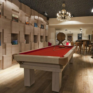 Table de billard d'intérieur personnalisable 7ft 8ft 9ft avec structure en bois massif et design haut de gamme - Product Image 6