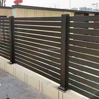 Clôture de Confidentialité Moderne en Alliage d'Aluminium pour Hôtels, Appartements, Balcons, Terrasses, Grilles et Garde-corps