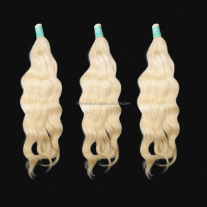 ผมต่อจากผมมนุษย์เรมี่ยังไม่ผ่านกระบวนการเดิมทรงหลวมมีหนังกำพร้าอยู่ในแนวเดียว - Product Image 2