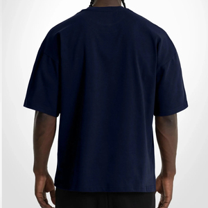 T-shirt oversize tendance, matière coton doux, vêtements streetwear, coupe ample, pour hommes - Product Image 3