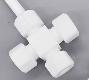 Conexiones de PTFE |   Conexiones de Compresión de PTFE |   Conexión Roscada / de Mamparo / Codo / en T |   Conectores de Tubería Resistentes a Productos Químicos - Product Image 6