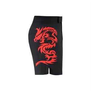 Shorts de boxe unisexes personnalisables par sublimation, en tissu respirant Spandex/Polyester 220g, pour arts martiaux, OEM/ODM - Product Image 5