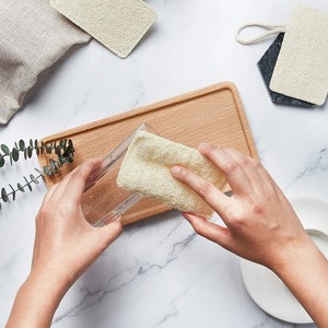 Esponja de Limpieza de Cocina de Marca Privada, Estropajo de Fibra Vegetal Natural de Luffa, Proveedor Mayorista Directo de Fábrica OEM para Exportación - Product Image 4