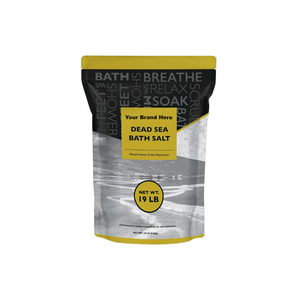 อะโรมาซอง อินเตอร์เนชั่นแนล เกลืออาบน้ำทะเลเดดซีออร์แกนิก ผลิตในสหรัฐอเมริกา น้ำหนัก 19 ปอนด์ ผลิตแบบแบทช์ขนาดเล็ก 227 ชุด สูตรผงผสมเพื่อการผ่อนคลายอย่างล้ำลึก - Product Image 1