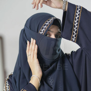 Kaftan Abaya ouvert sur le devant, style moderne et modeste, pour un look tendance - Product Image 6