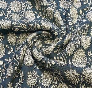 Tela de Algodón Estampada de Primera Calidad, Suave, Transpirable y Ligera para Confección de Kurtis, Trajes, Vestidos y Manualidades, Material Listo para Usar en Verano - Product Image 1