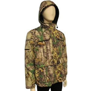 เสื้อแจ็คเก็ตอุ่นลายพรางสำหรับล่าสัตว์ แบบ OEM ซักเครื่องได้ ใช้ปลั๊ก Type-C 12V พร้อมระบบควบคุมความร้อนแบบสองโซน และแผ่นทำความร้อน 8 ชิ้น - Product Image 6