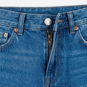 Shorts en jean cinq pièces style rétro pour femme – Collection Printemps-Été – Taille haute, coupe ample, amincissante, couleur personnalisable - Product Image 4