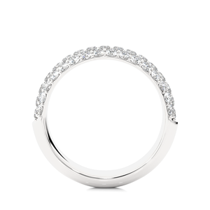 Anillo de Diamantes Naturales de Diseño Premium de 0.93 Quilates en Oro de 18K, Corte Redondo, 49 Piezas de Diamantes, Anillo de Diamantes para Compradores Mayoristas - Product Image 4
