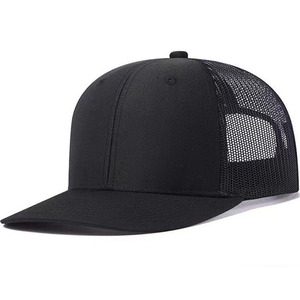 Casquettes en maille haute qualité pour hommes, casquette de camionneur unisexe en polyester, casquette de baseball personnalisée avec logo et corde - Product Image 2