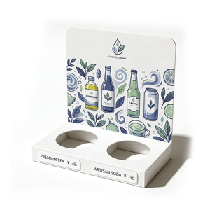 Exhibidor Promocional de Botellas de Bebidas de PVC Personalizado, Ecológico, Fácil Instalación, Color y Tamaño Personalizables para Supermercados - Product Image 2