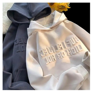 Sudaderas con Capucha para Hombre de Alta Calidad, Mezcla de Algodón/Poliéster, Felpa, Color Sólido, Otoño, Uso Casual, Transpirables, Ecológicas, Personalizadas - Product Image 2